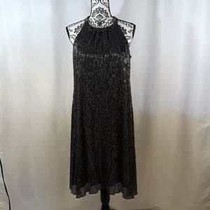 Alfani Petite Metallic Halter Dress